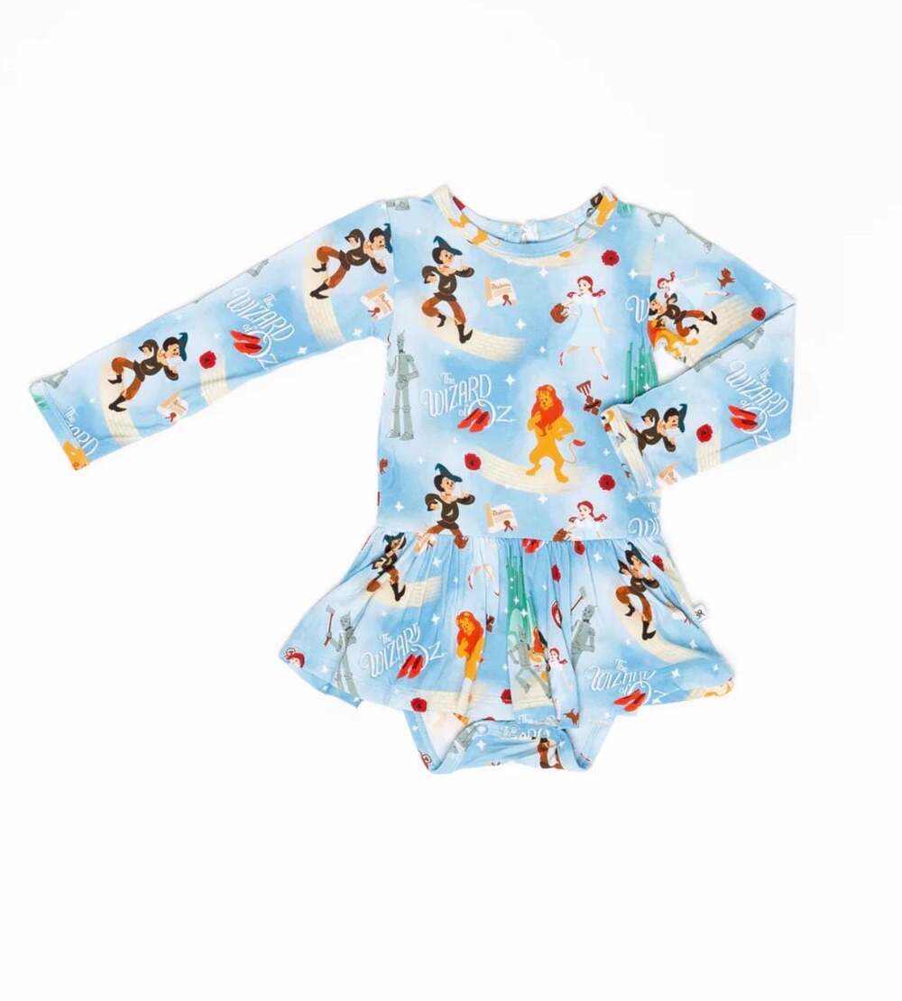 Bums & Roses The Wizard of Oz Long Sleeve Twirl Bodysuit